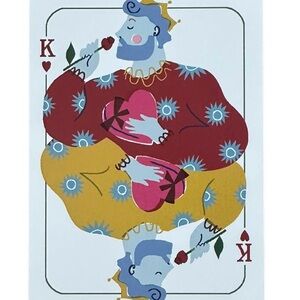 King Spade King of Hearts Playing Card